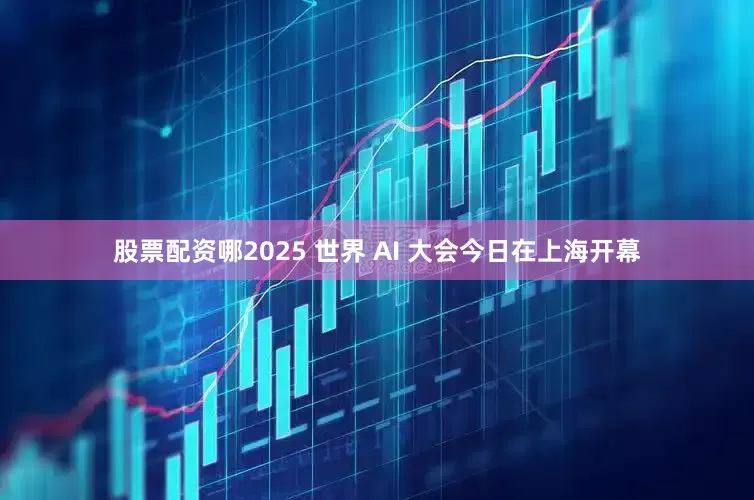 股票配资哪2025 世界 AI 大会今日在上海开幕